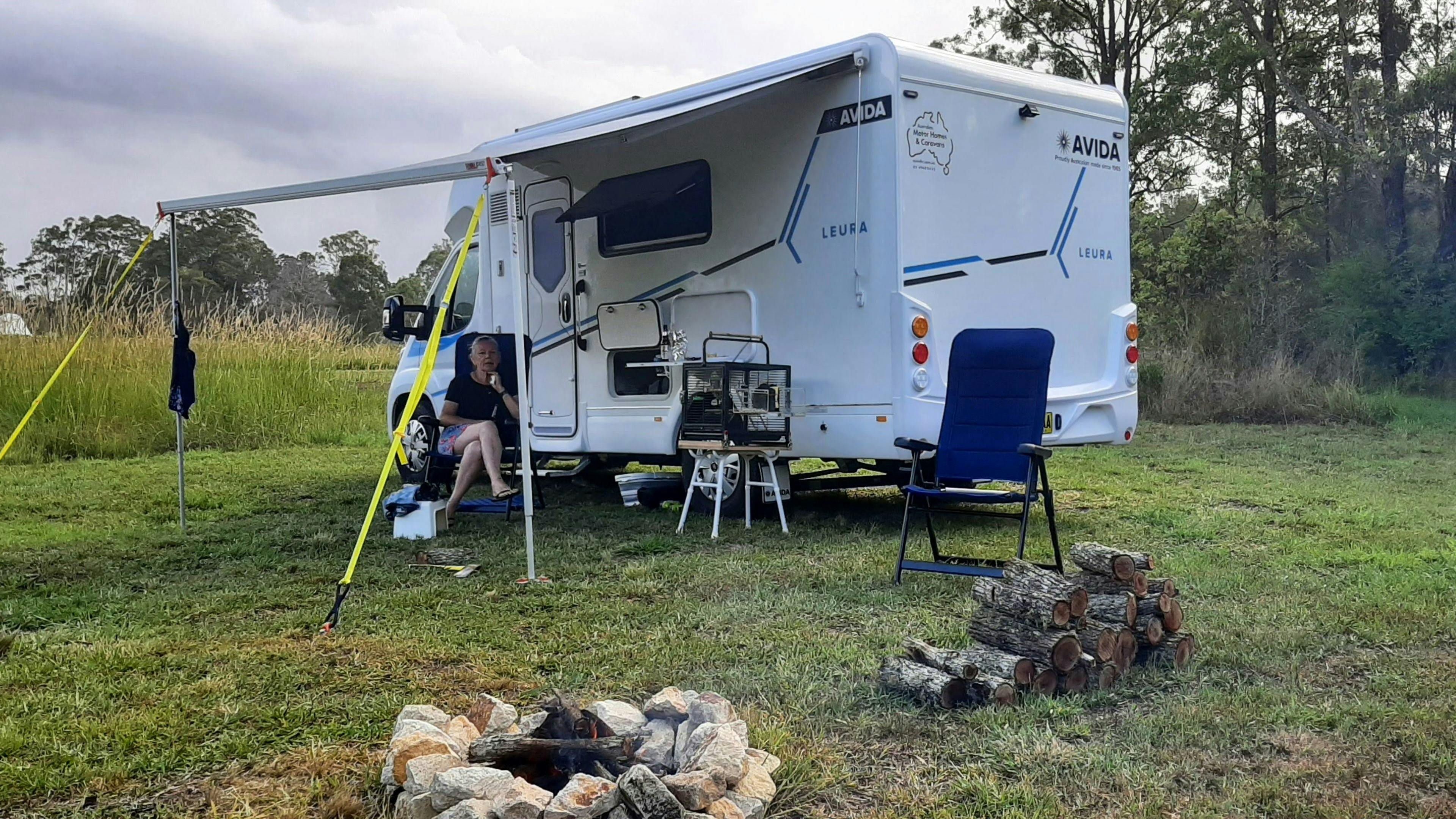 Campsite No 1 with wood provided