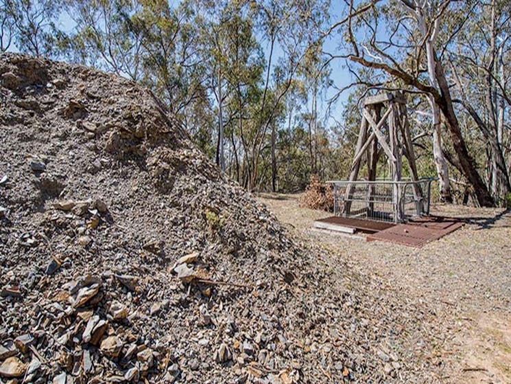 Valentines mine, Hill End Historic Site. Photo: John Spencer/OEH