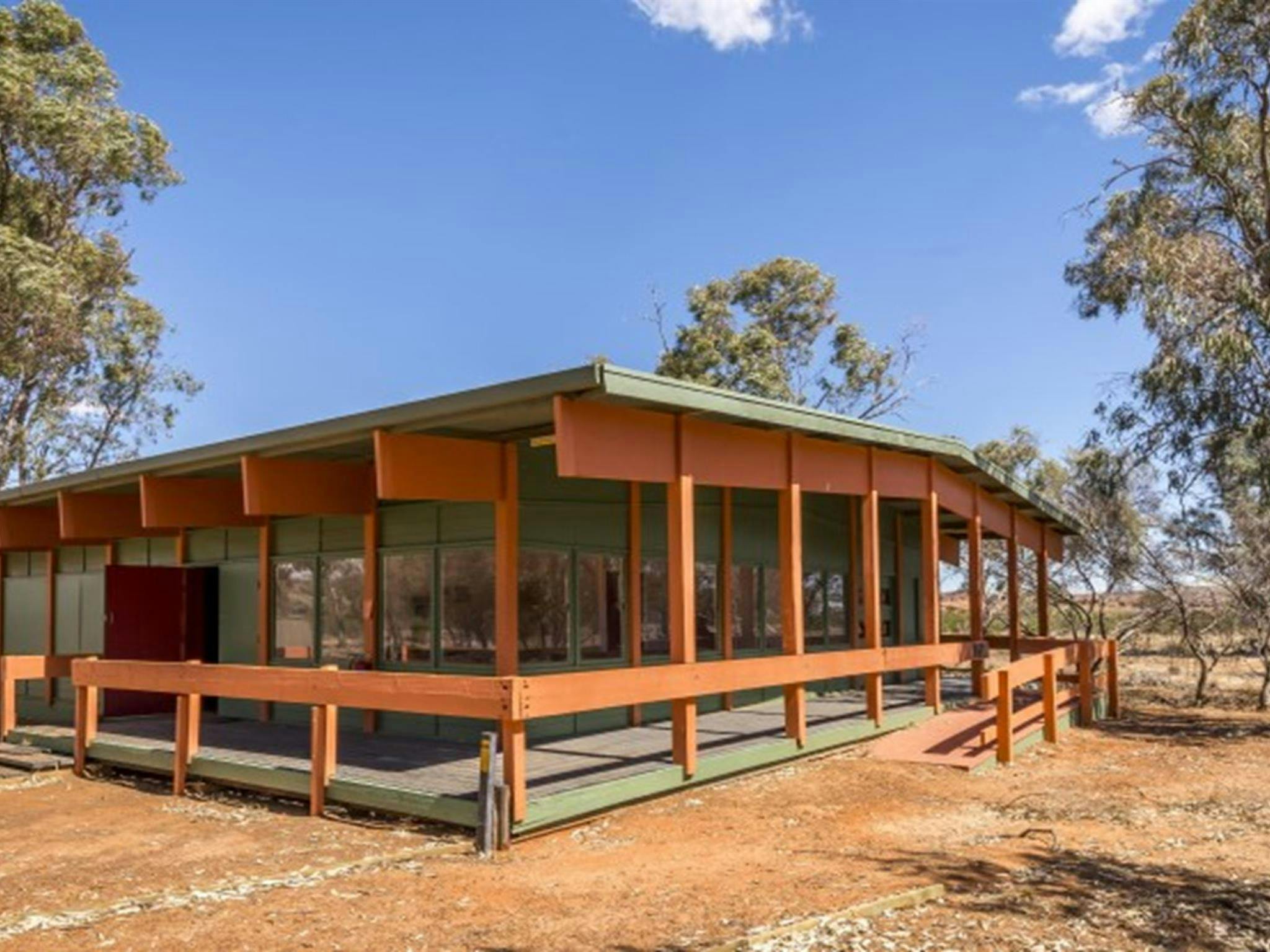 Exterior of Mutawintji Visitor Centre. Photo: John Spencer &copy; OEH