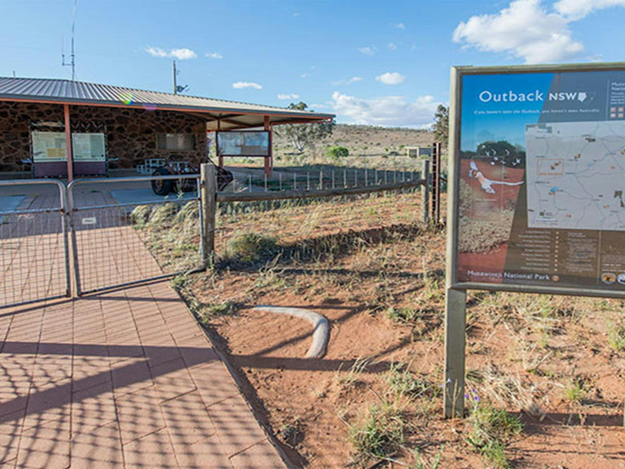 Mutwaintji Visitor Centre. Photo: John Spencer &copy; OEH