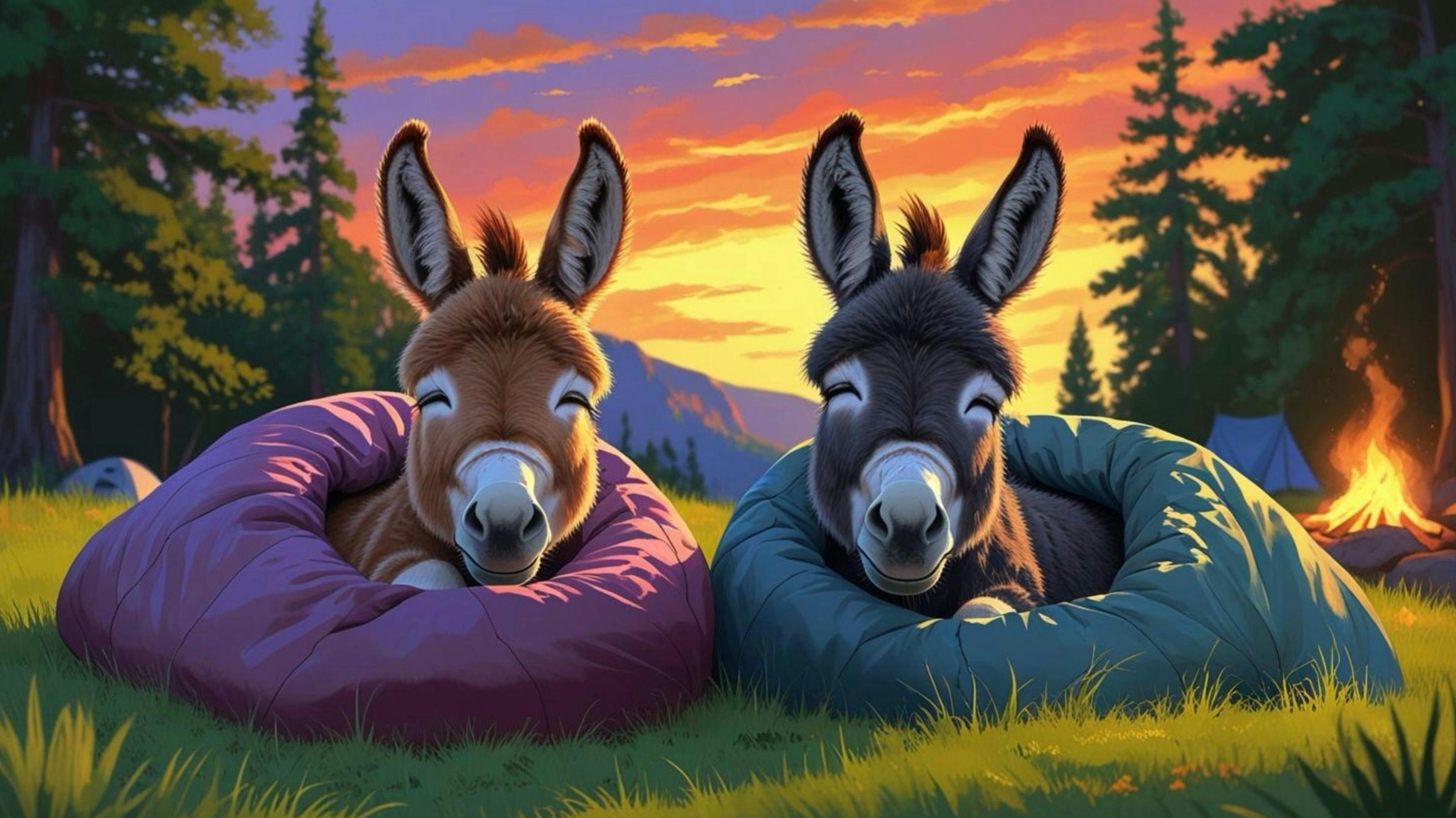 イーヨーといびきハンターバレー