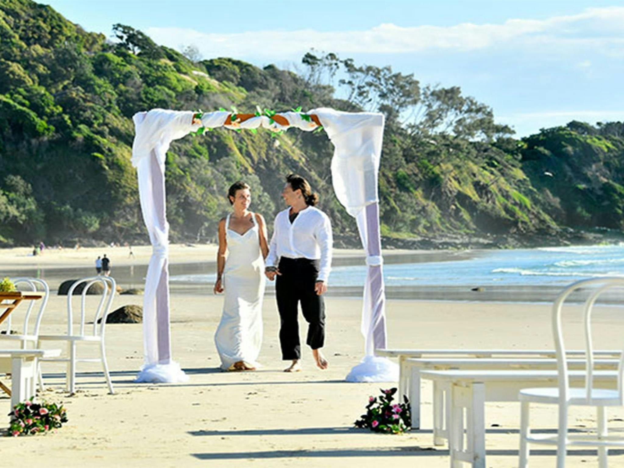 Wategos Beach east and west