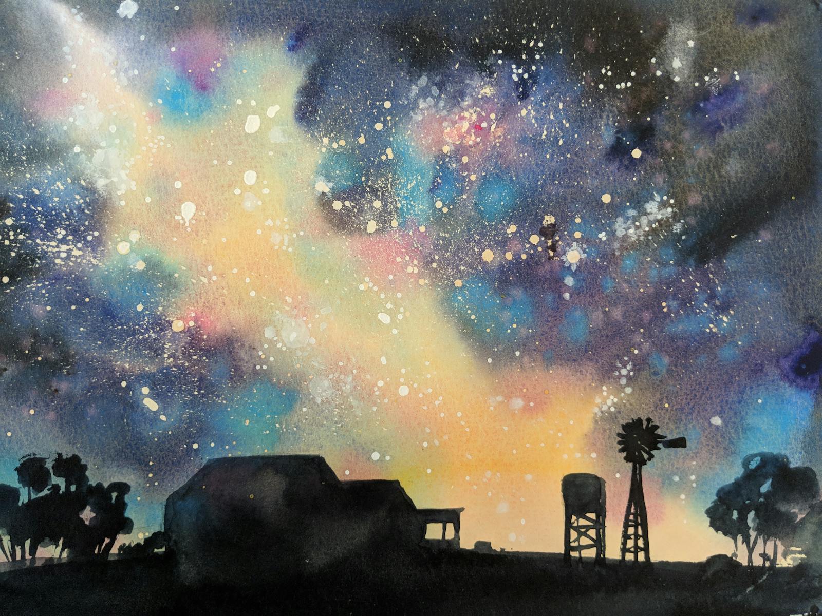 Image for Watercolour Galaxy Workshop