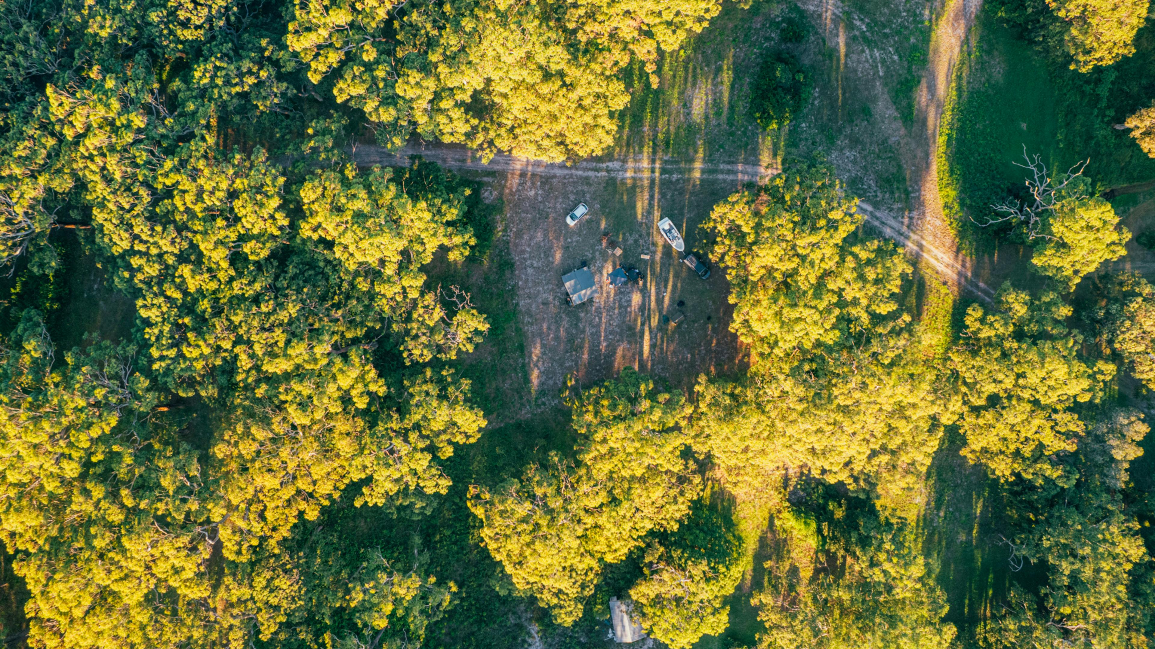 Campground from above