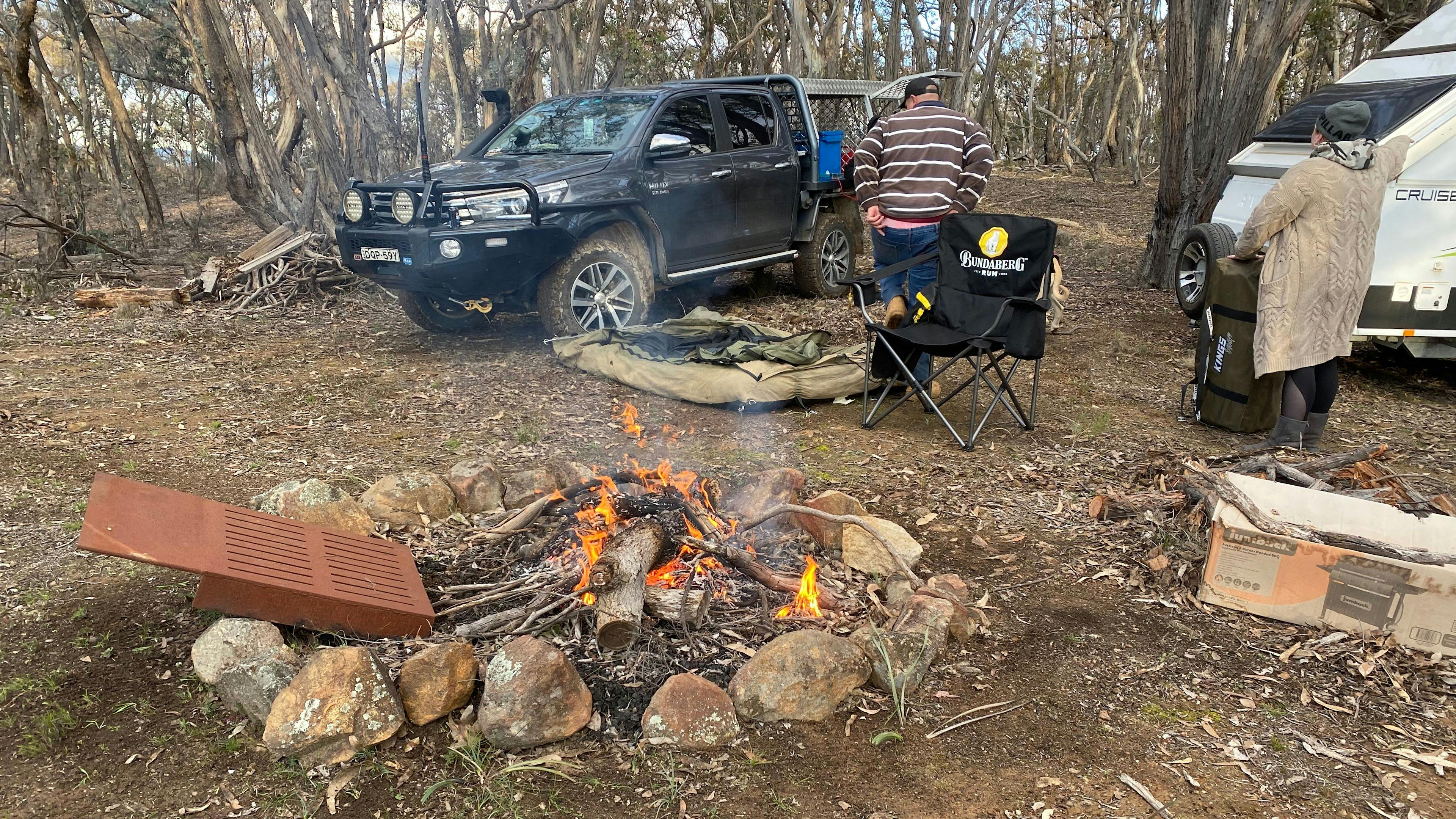 Setting up for the weekend 