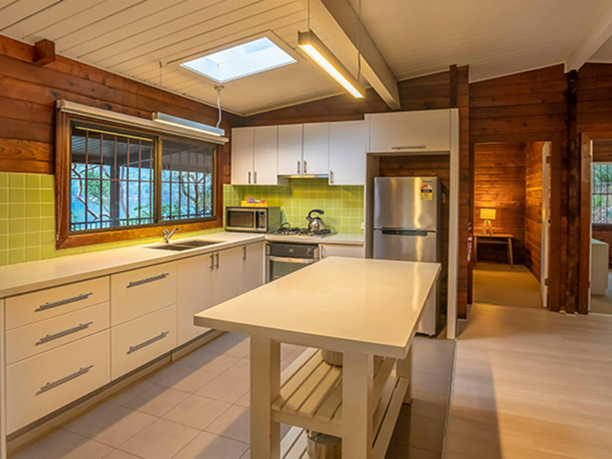 皇家國家公園威瑪拉小屋的廚房。照片：John Spencer/OEH