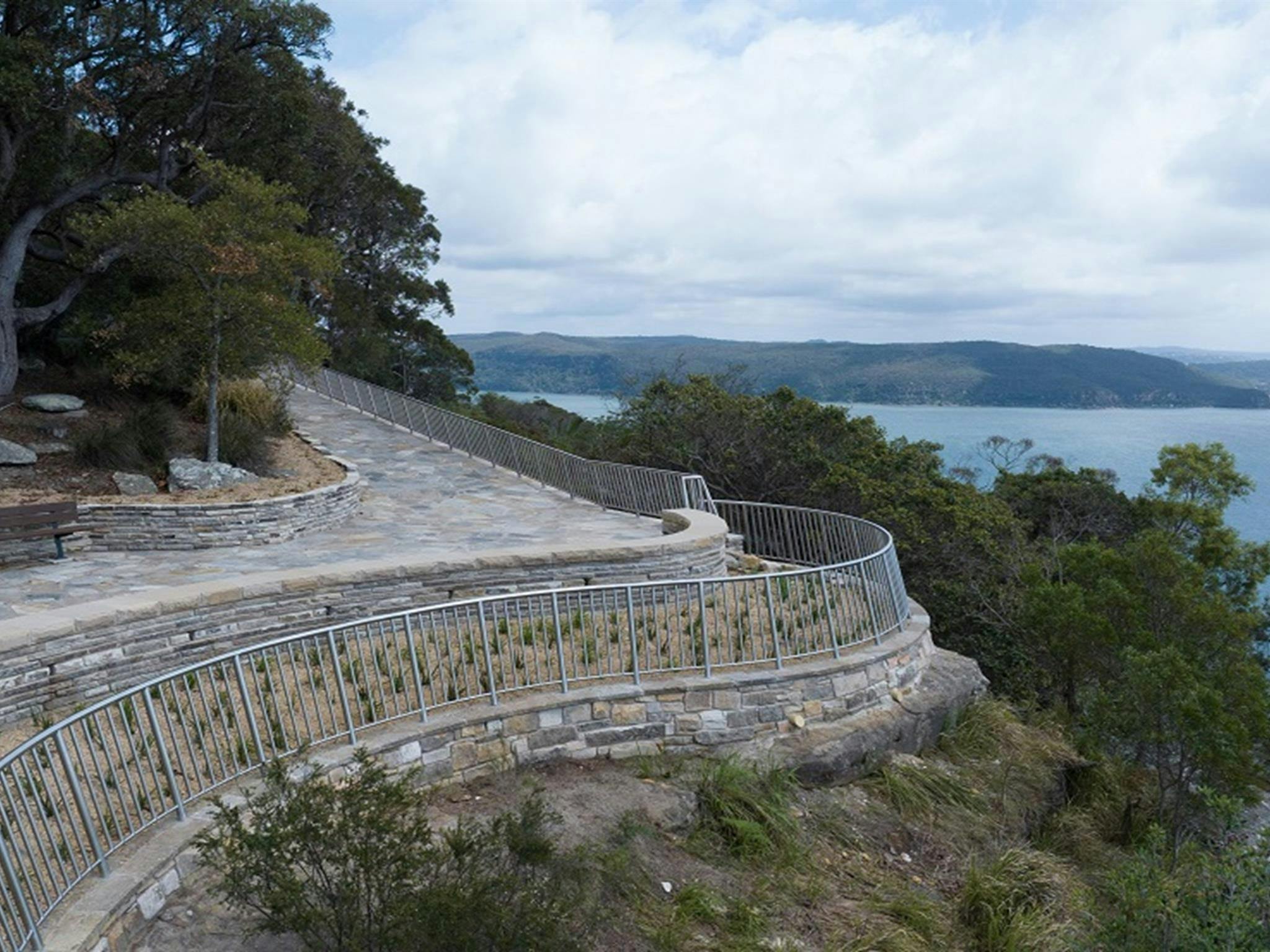 West Head lookout, showing Central Coast headlands to the north in the distance. Credit: Drew Elliot