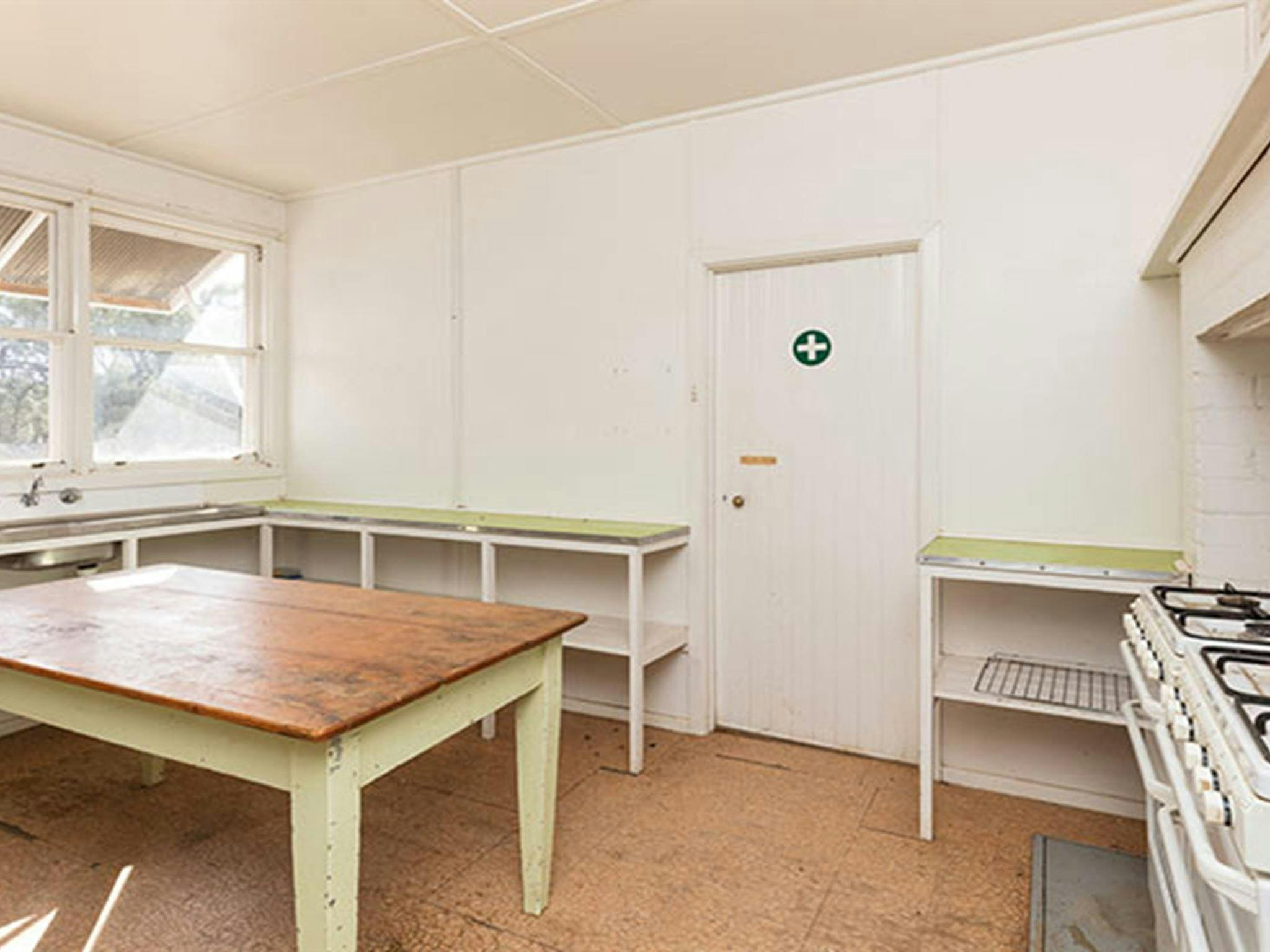 The kitchen at Willandra Men's Quarters, Willandra National Park. Photo: Vision House
