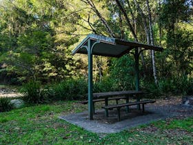 Wilson River picnic area shelter, Willi Willi National Park. Photo: John Spencer