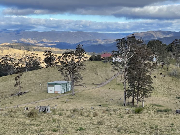 Quigram Pinnacle is the highest point on the property