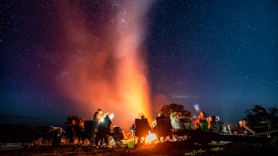 Sit around the camp fire with friends under the clear sky. Swap stories with the luxury of no technology