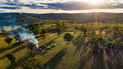 The vast views surrounding the beautiful property