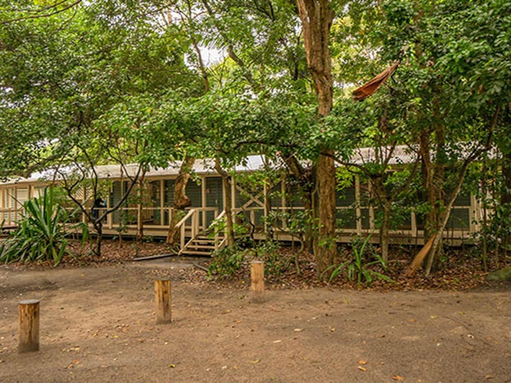 The shower block at Woody Head campground, Bundjalung National Park. Photo: John Spencer/OEH