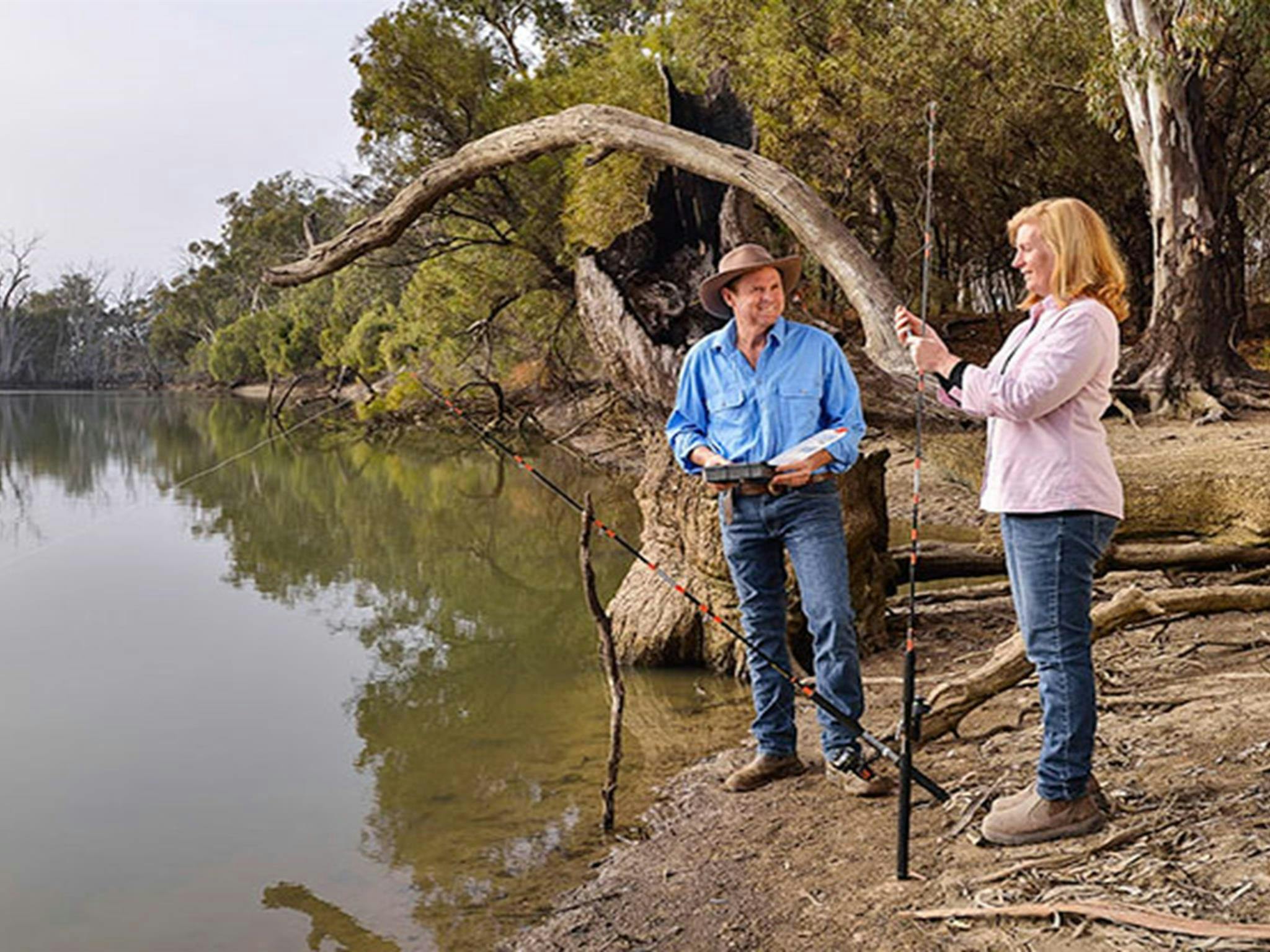 Campingplatz Wooloondool, Murrumbidgee Valley Regionalpark. Foto: Gavin Hansford/Regierung von New South Wales