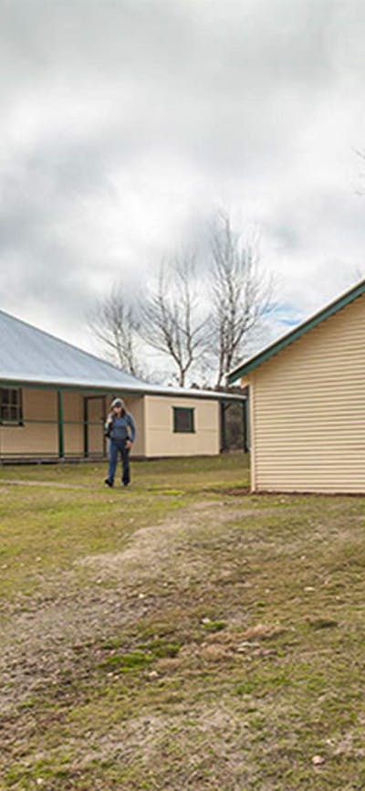 Yarrangobilly Village campground, Kosciuszko National Park. Photo: Murray Vanderveer/NSW Government