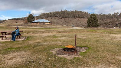 Yarrangobilly Village campground, Kosciuszko National Park. Photo: Murray Vanderveer/NSW Government