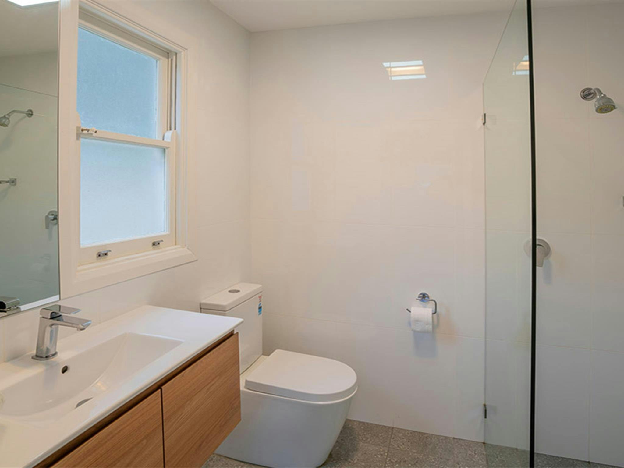 The bathroom at Yellow Rock Beach House. Photo: John Spencer &copy; DPIE