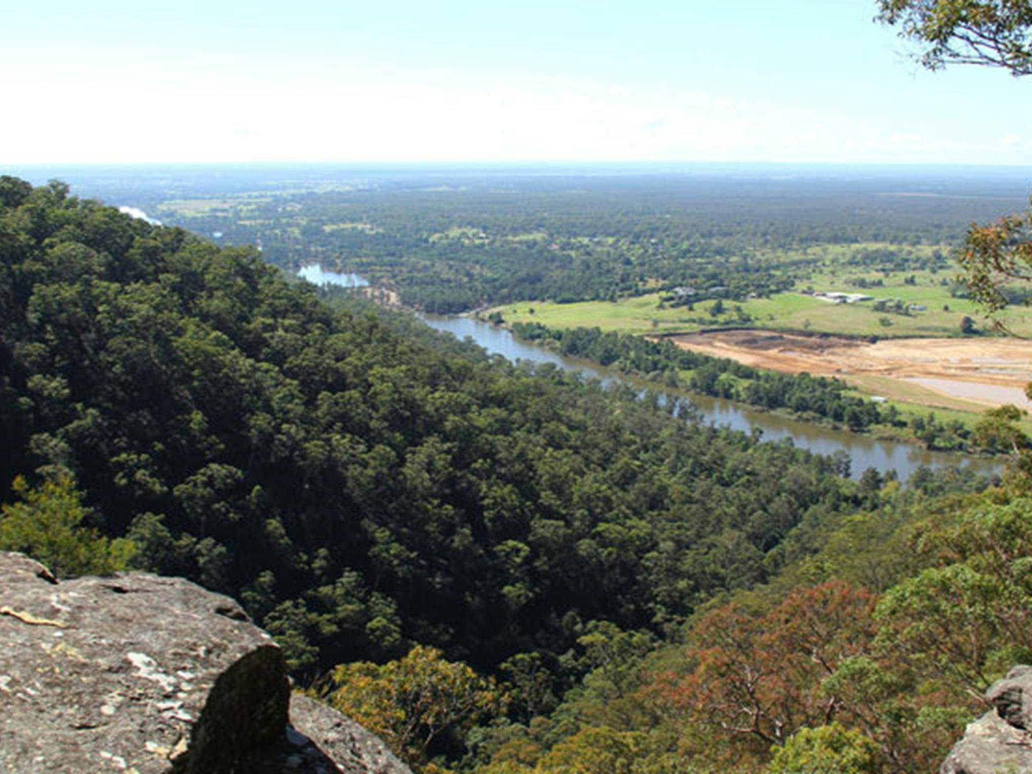 View from Yellow Rock lookout, Yellomundee Regional Park. Photo: John Yurasek/OEH